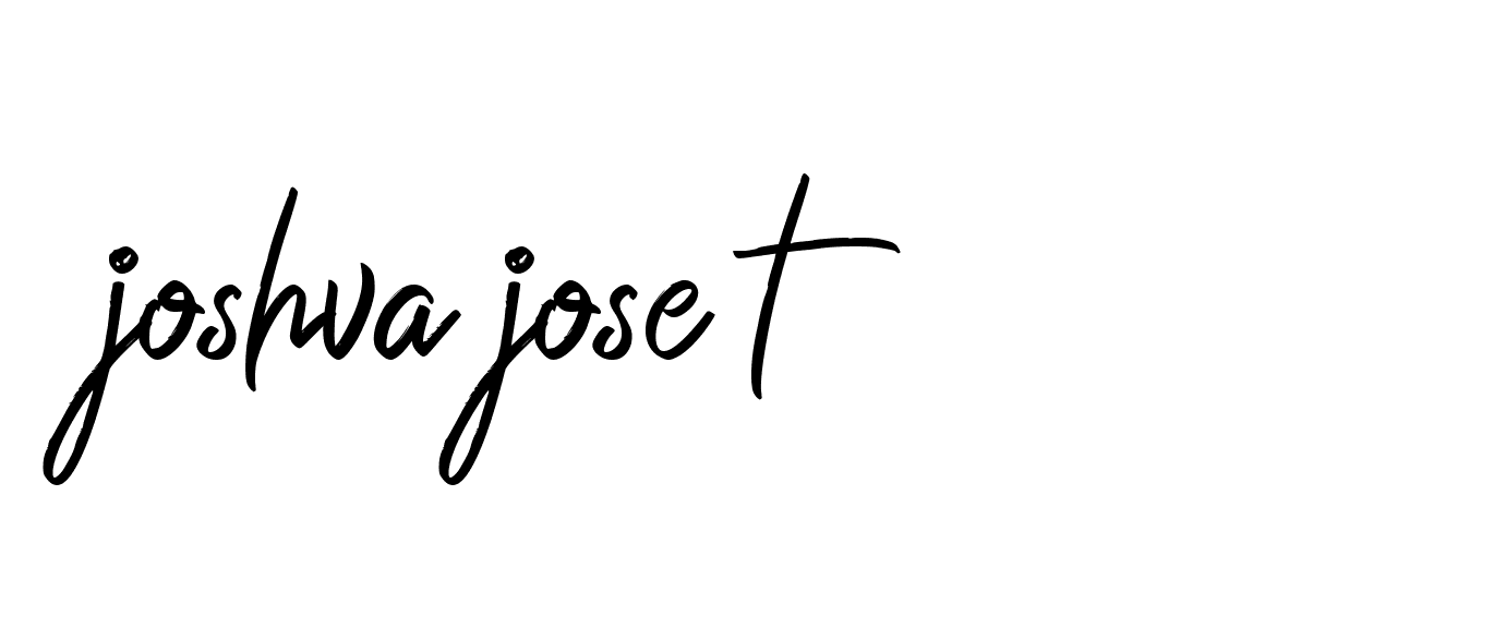 Signature of joshva-jose-t