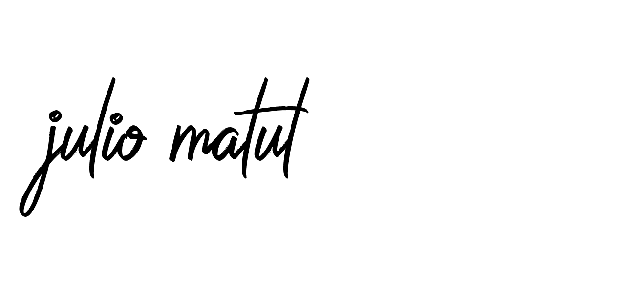 Signature of julio-matul