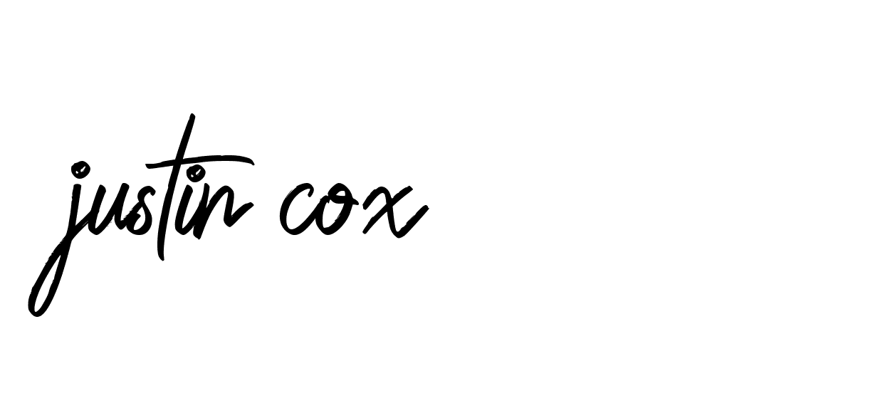 Signature of justin-cox