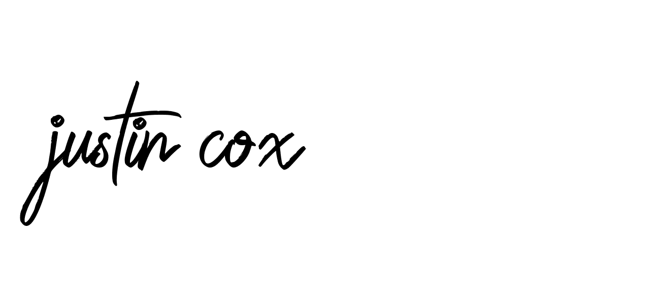 Signature of justin-cox-