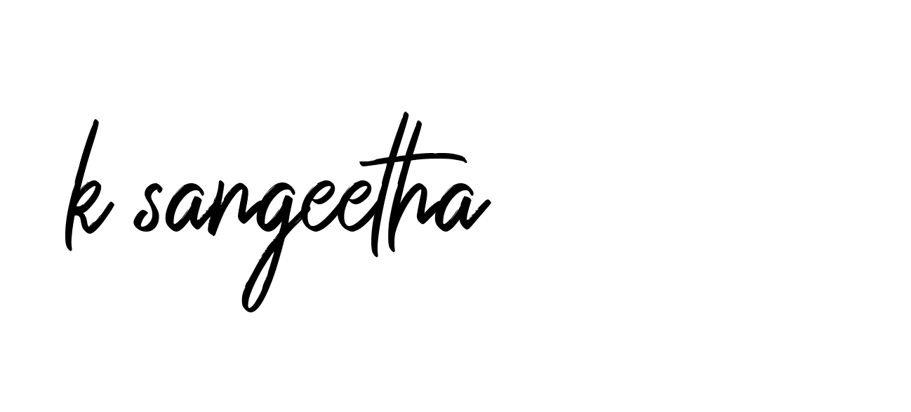 Signature of k-sangeetha