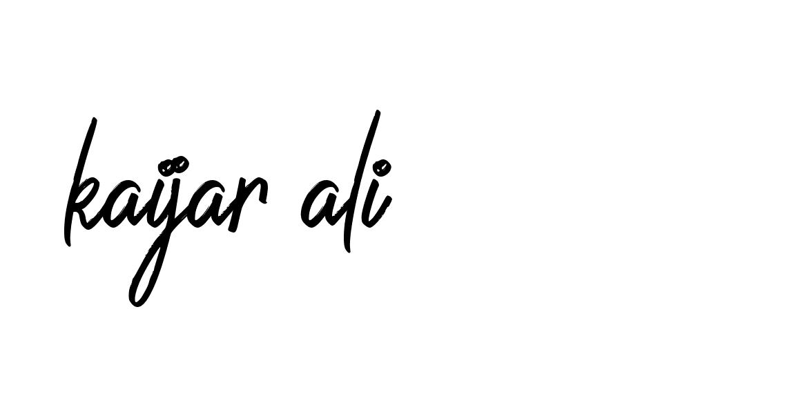 Signature of kaijar-ali