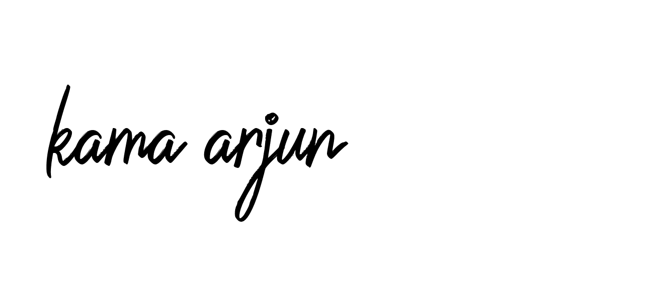 Signature of kama-arjun