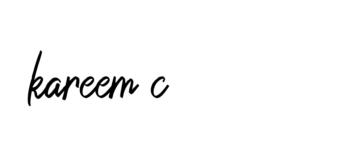 Signature of kareem-c