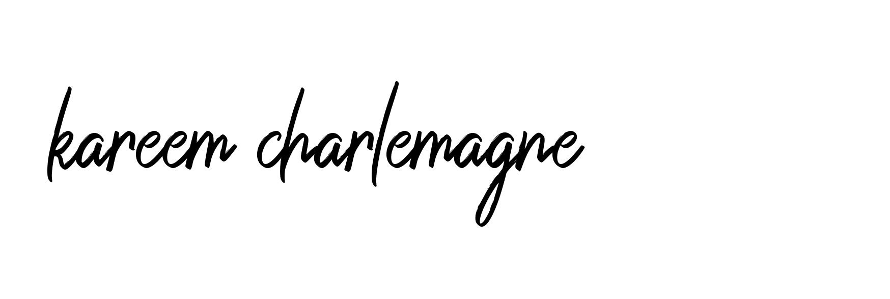 Signature of kareem-charlemagne