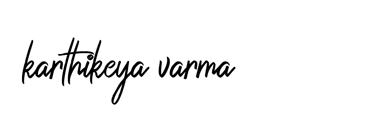 Signature of karthikeya-varma