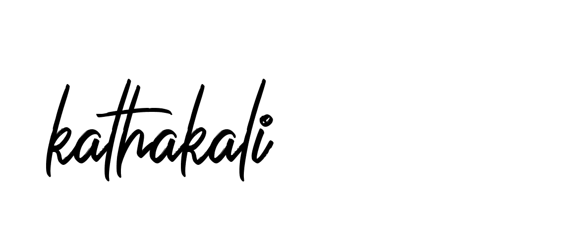 Signature of kathakali