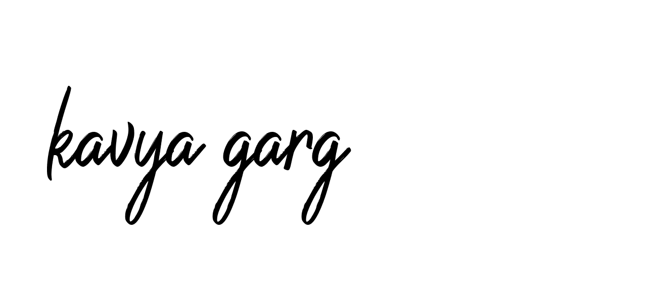 Signature of kavya-garg