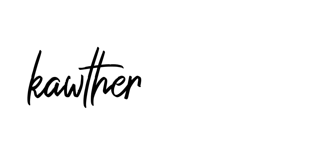 Signature of kawther