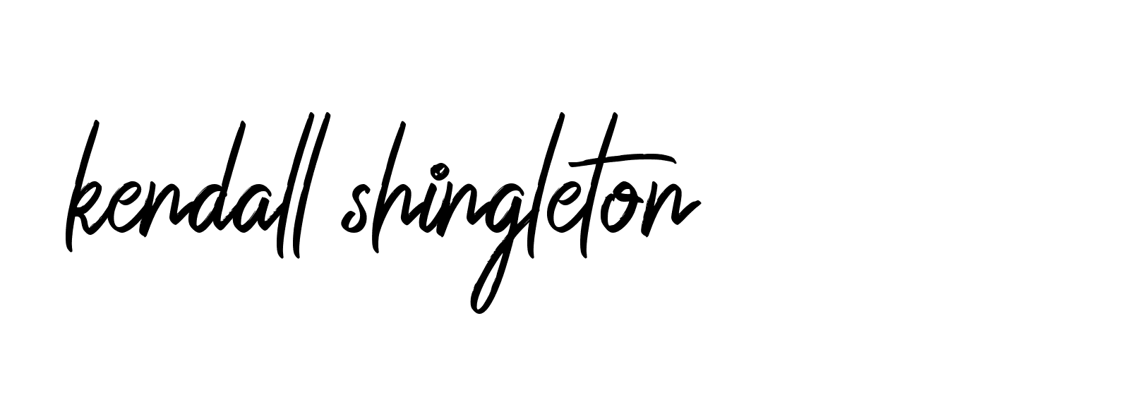 Signature of kendall-shingleton