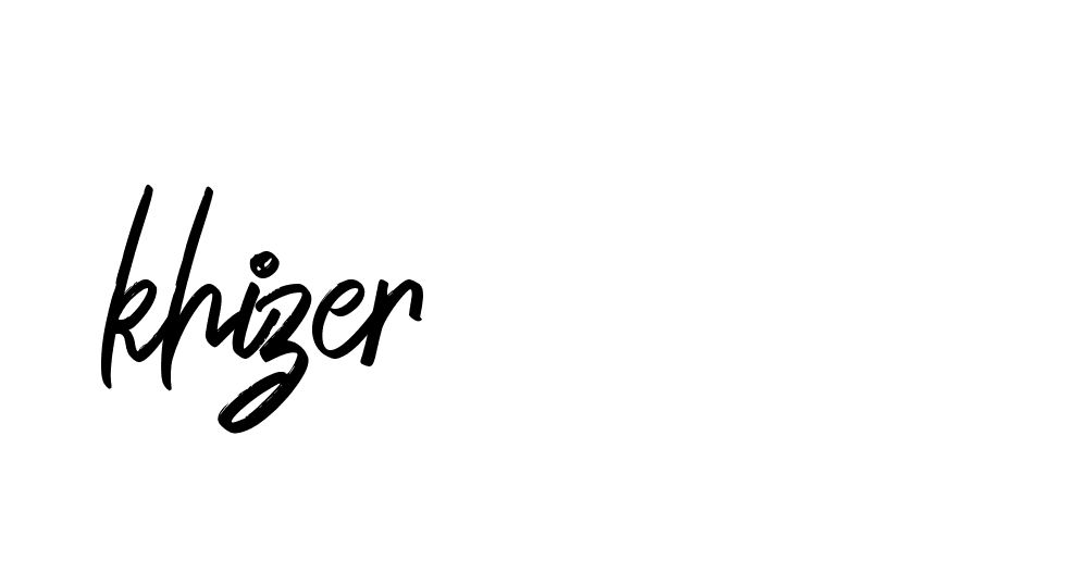 Signature of khizer