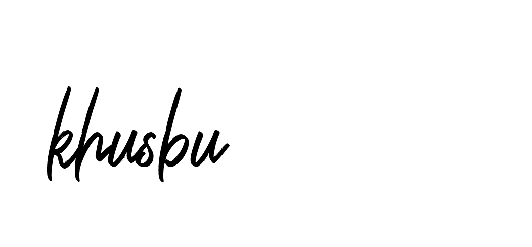 Signature of khusbu