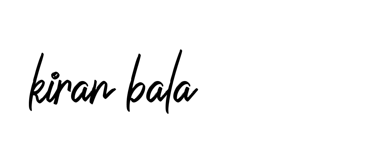 Signature of kiran-bala