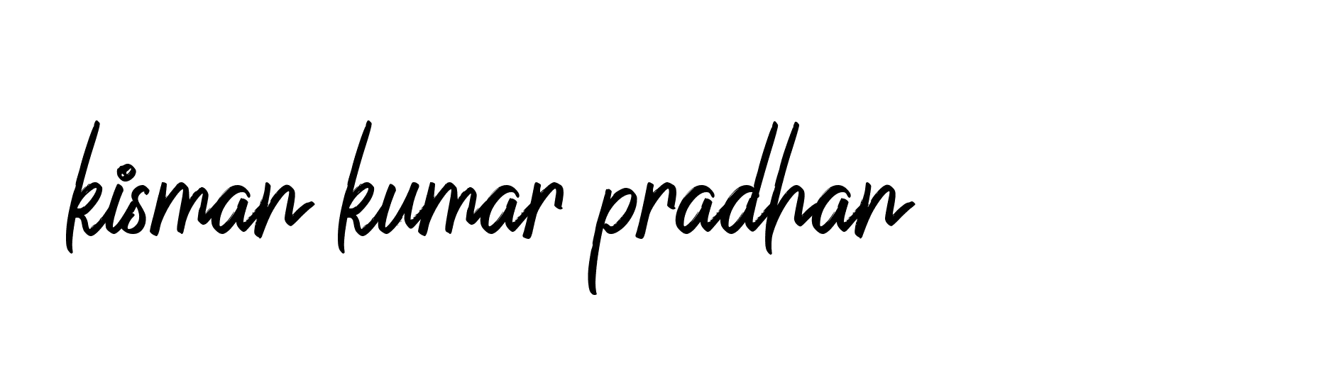 Signature of kisman-kumar-pradhan