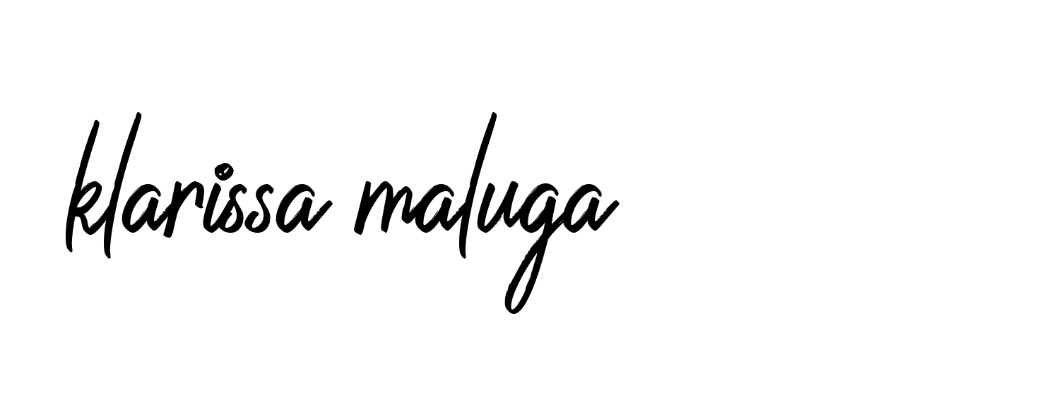 Signature of klarissa-maluga