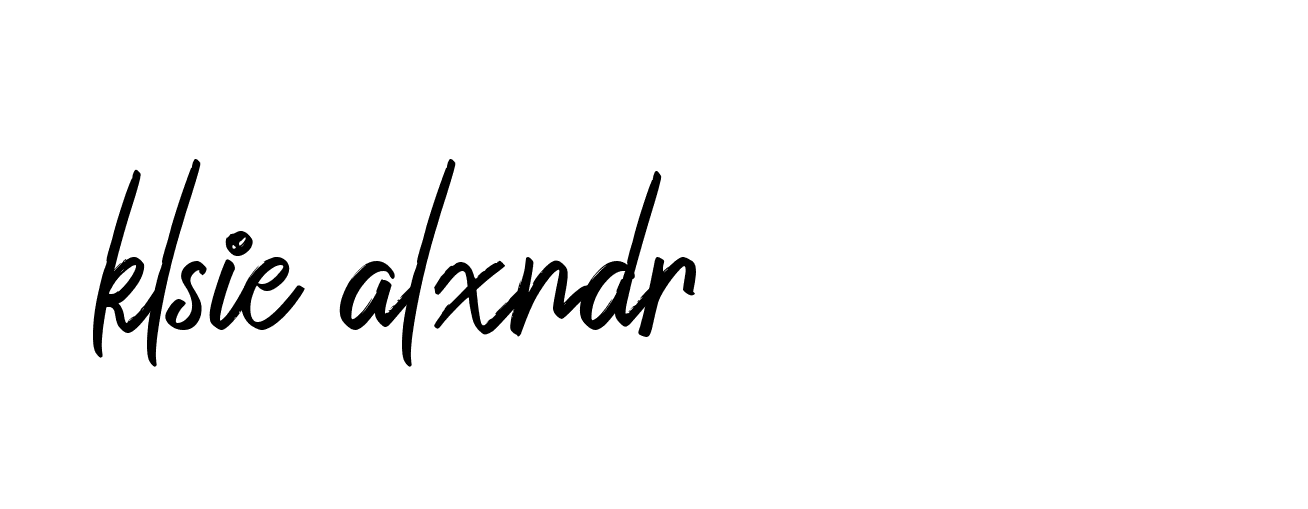 Signature of klsie-alxndr