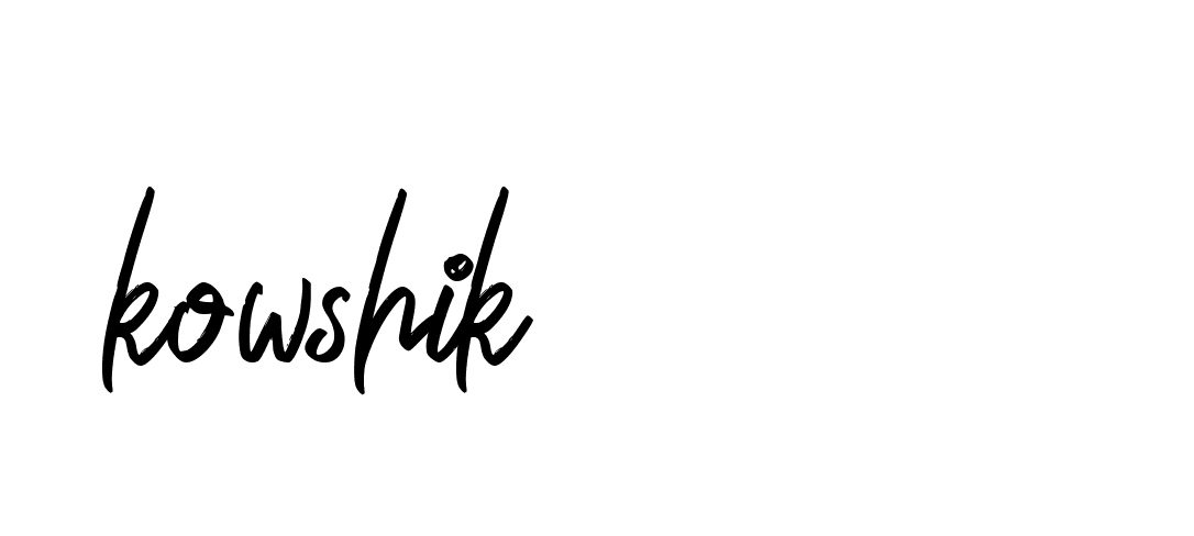 Signature of kowshik