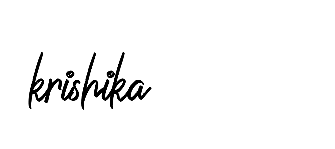 Signature of krishika