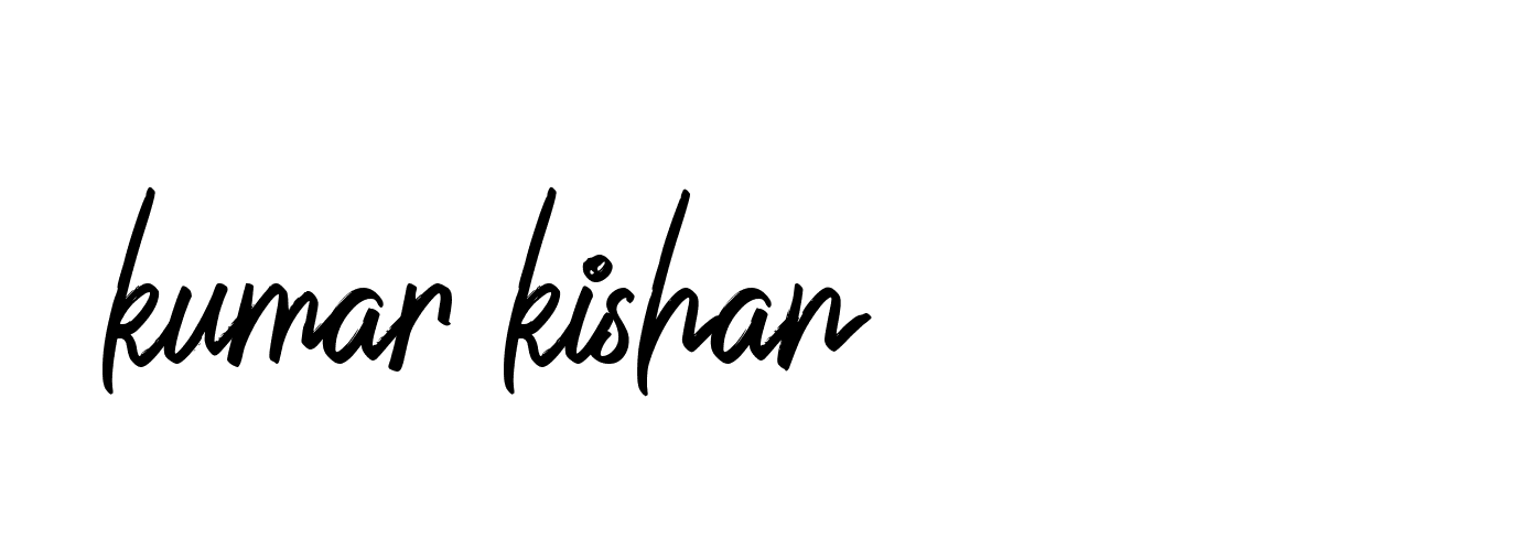 Signature of kumar-kishan