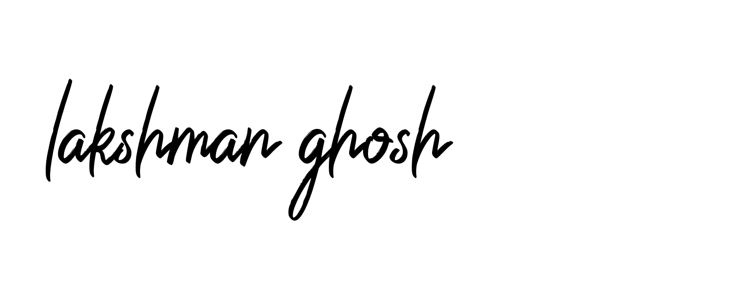 Signature of lakshman-ghosh