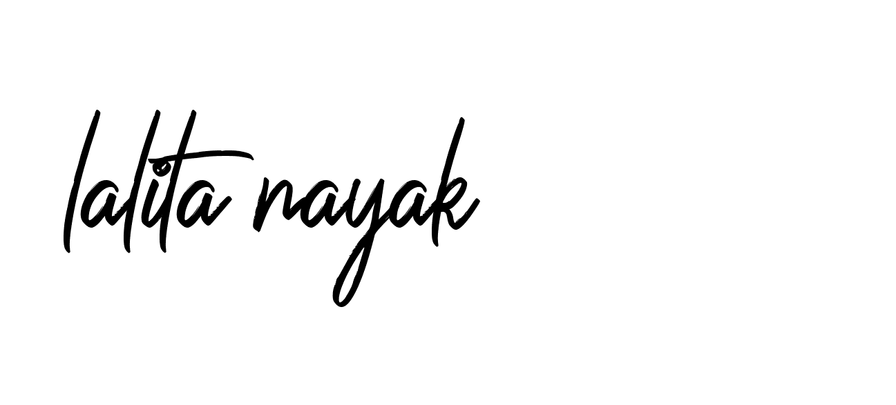 Signature of lalita-nayak