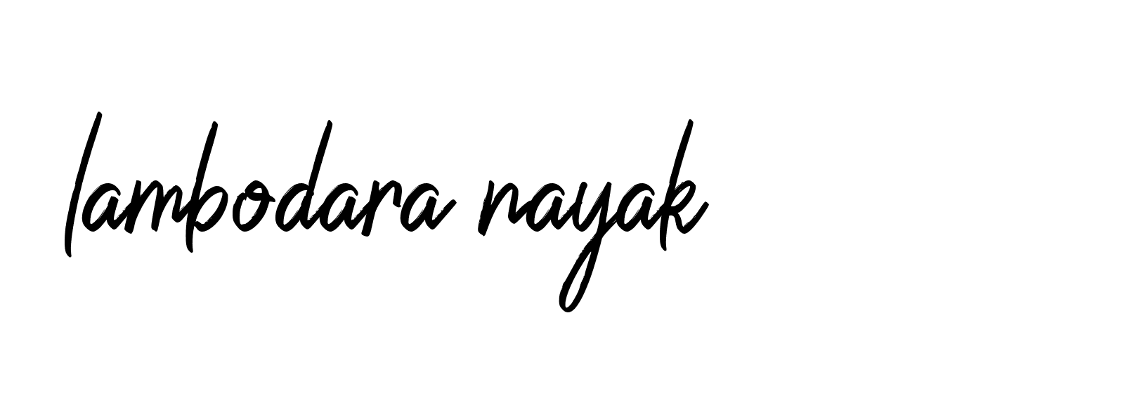 Signature of lambodara-nayak