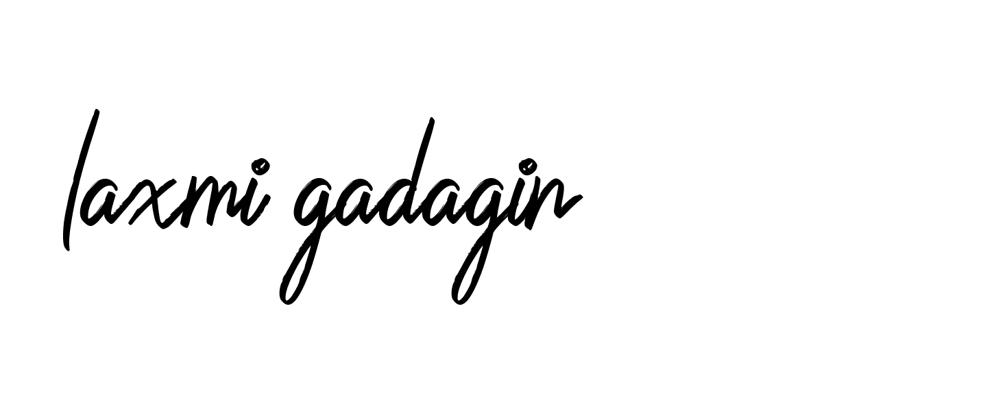 Signature of laxmi-gadagin