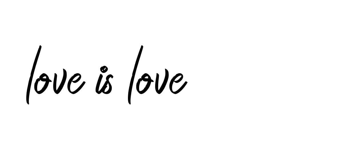 Signature of love-is-love