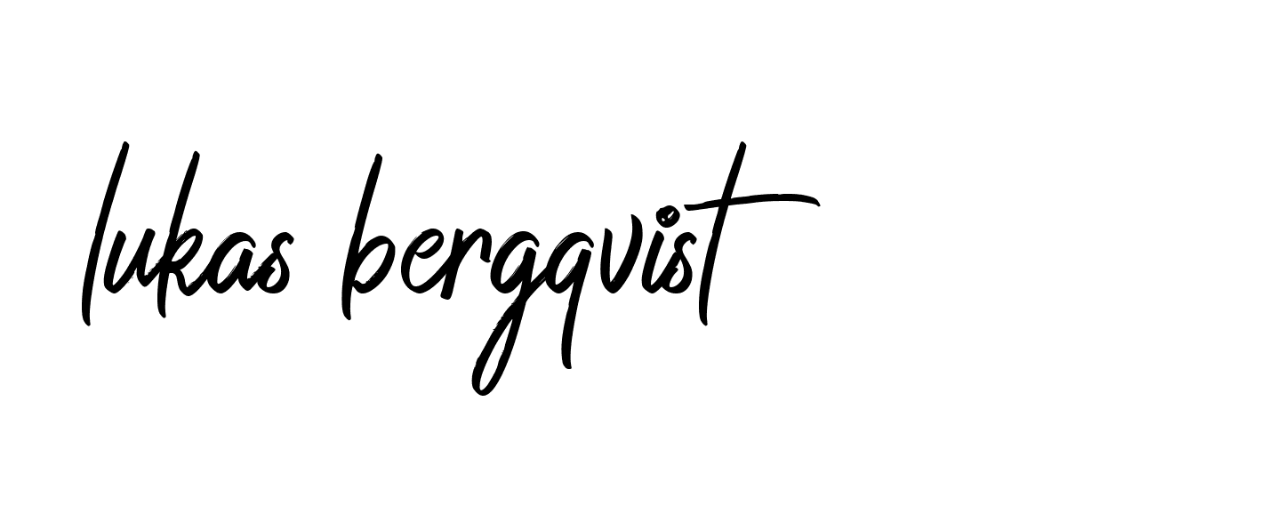 Signature of lukas-bergqvist