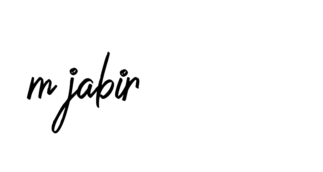 Signature of m-jabir