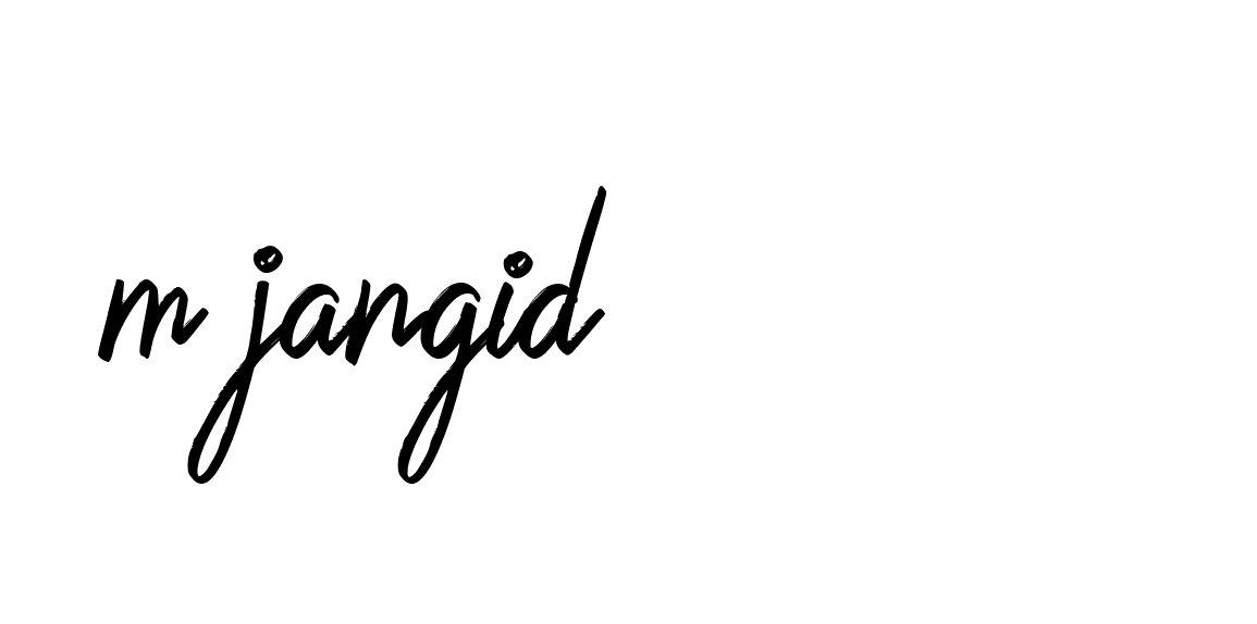 Signature of m-jangid