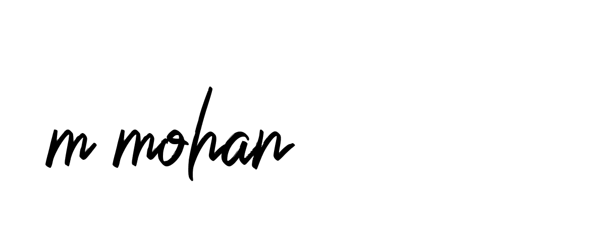 Signature of m-mohan