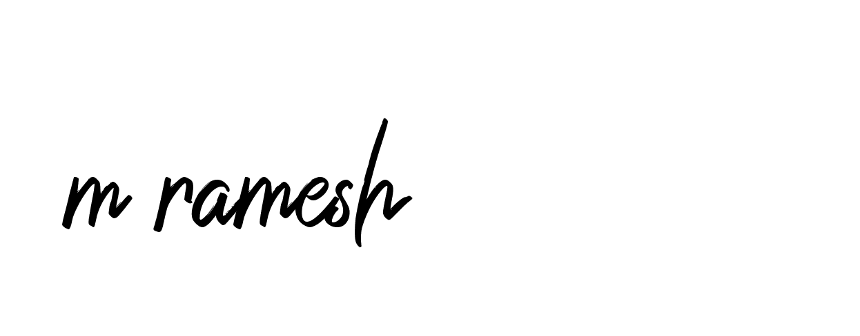 Signature of m-ramesh-