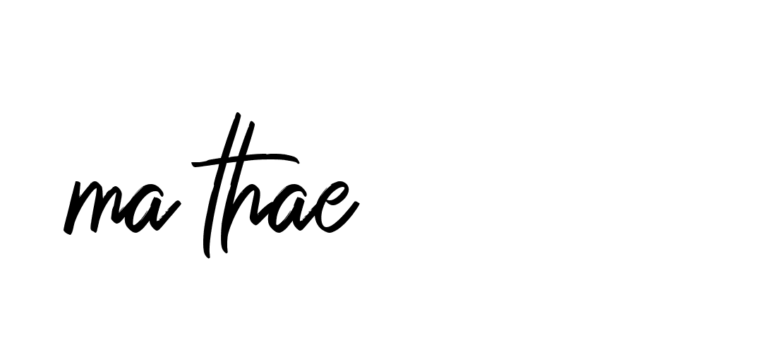 Signature of ma-thae