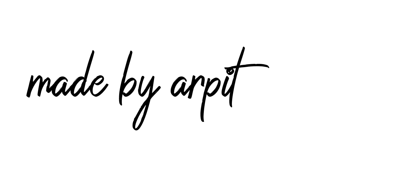 Signature of made-by-arpit