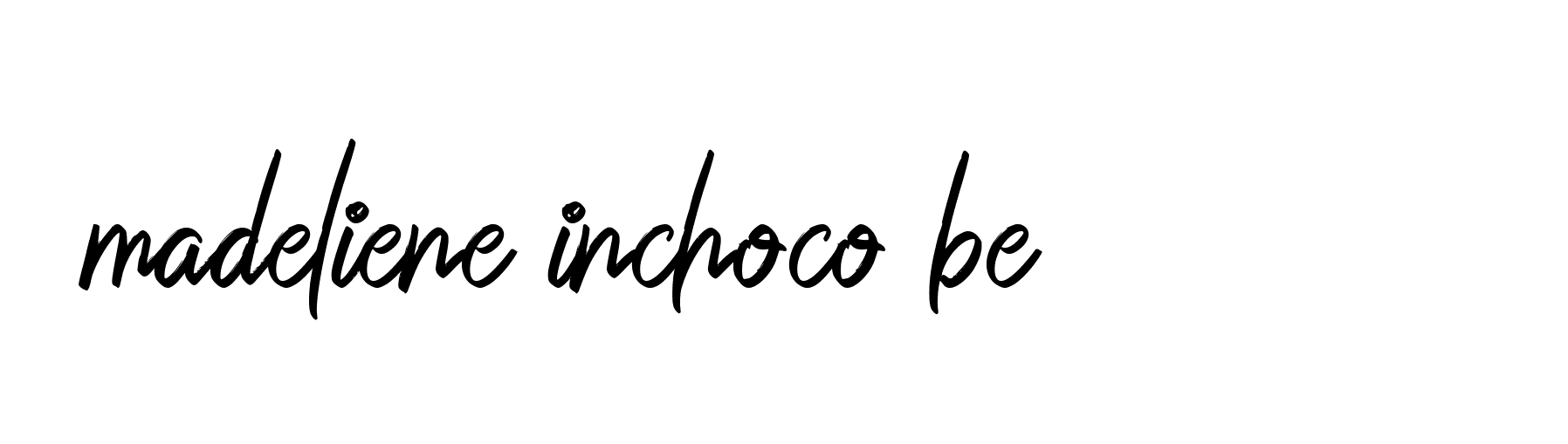 Signature of madeliene-inchoco-be