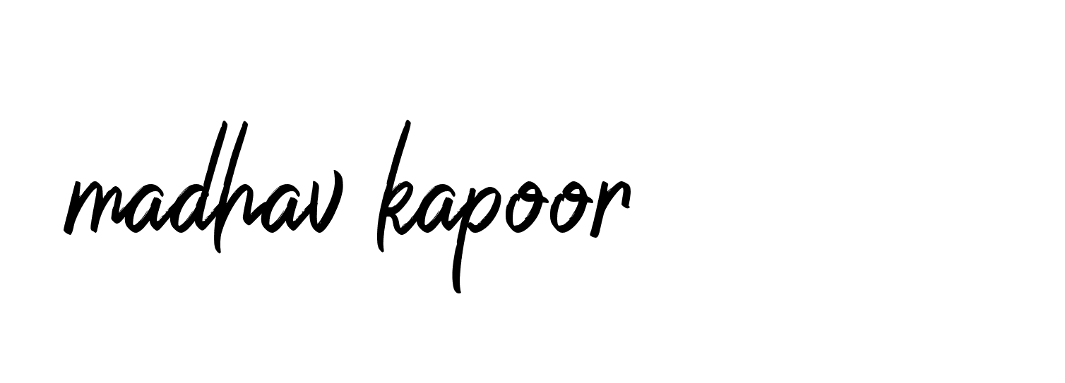 Signature of madhav-kapoor