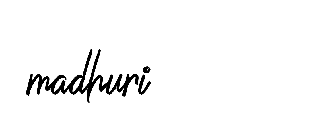 Signature of madhuri