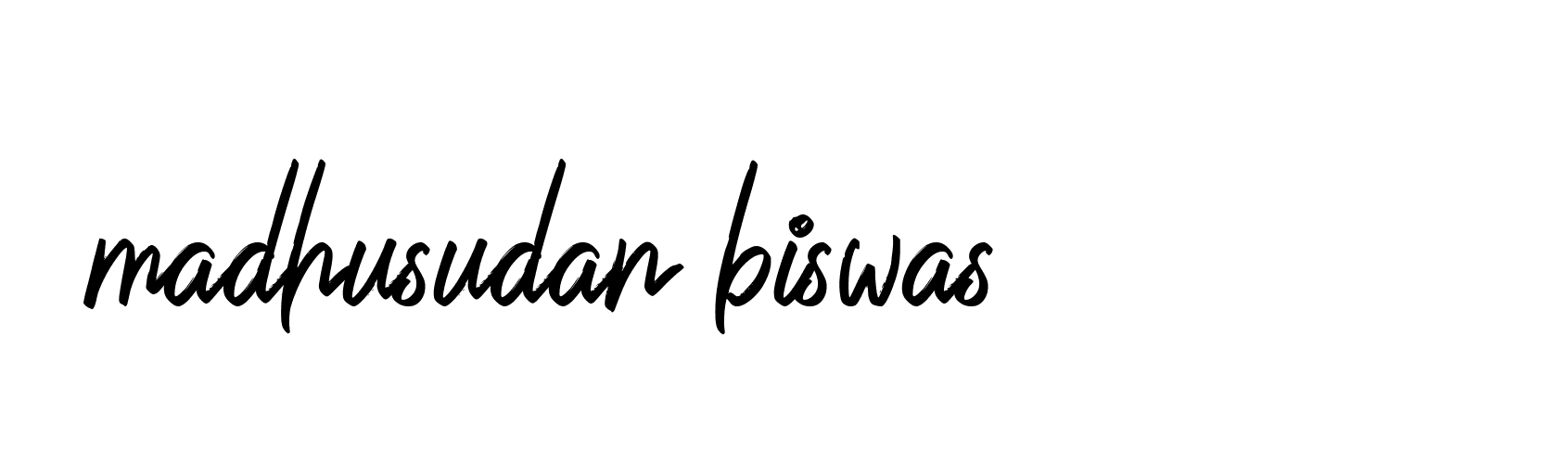 Signature of madhusudan-biswas