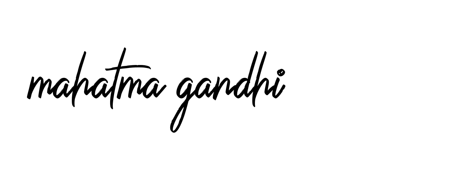 Signature of mahatma-gandhi