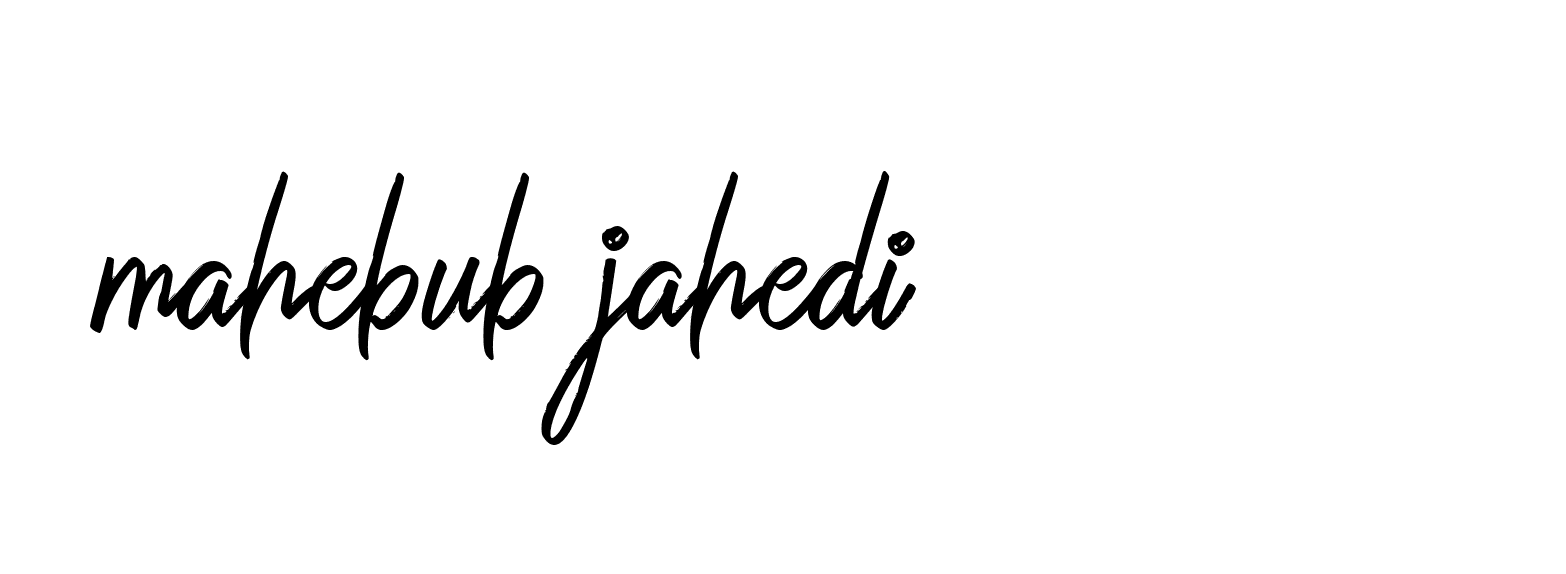 Signature of mahebub-jahedi-