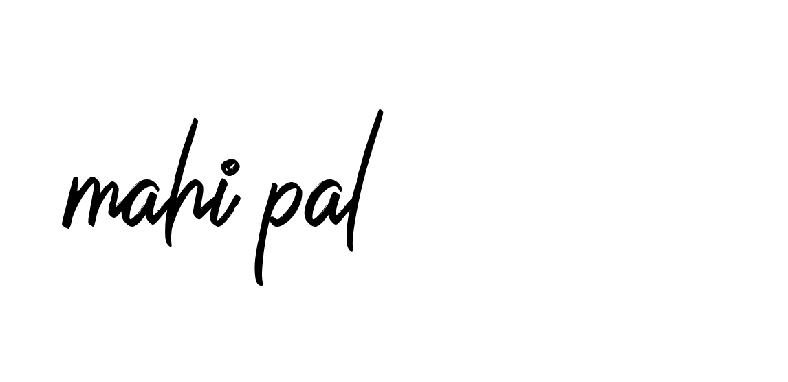 Signature of mahi-pal