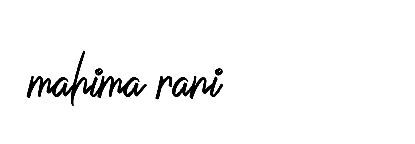 Signature of mahima-rani-