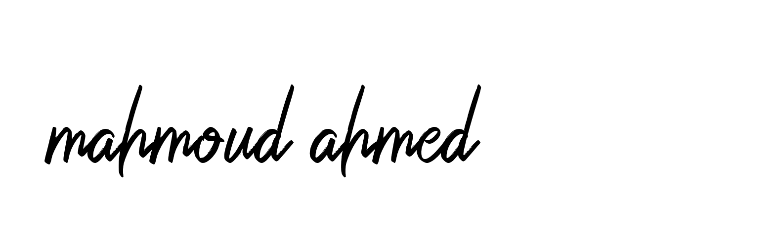 Signature of mahmoud-ahmed