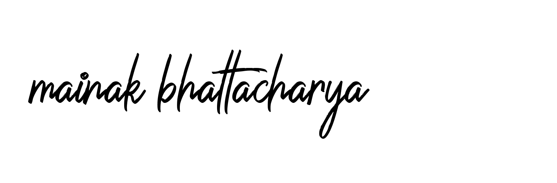 Signature of mainak-bhattacharya