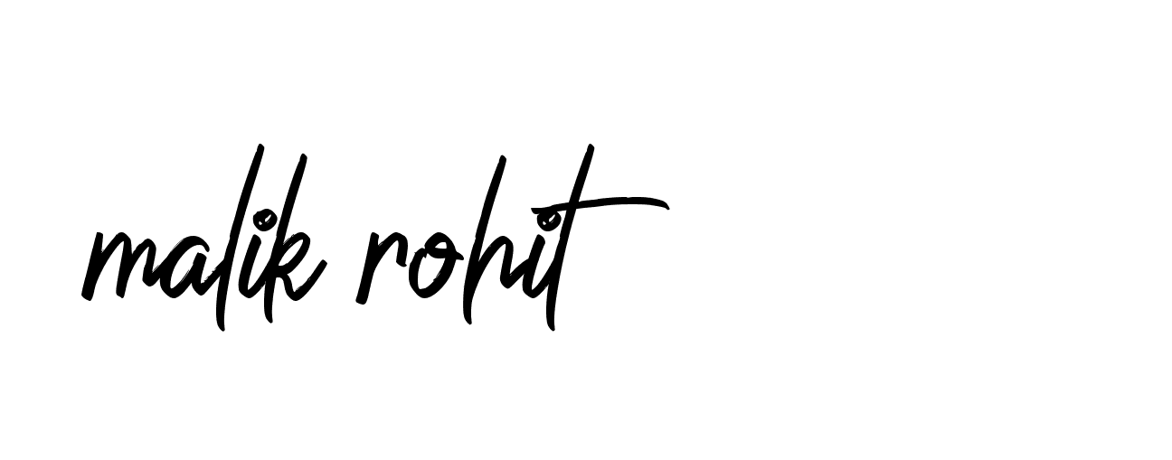 Signature of malik-rohit-