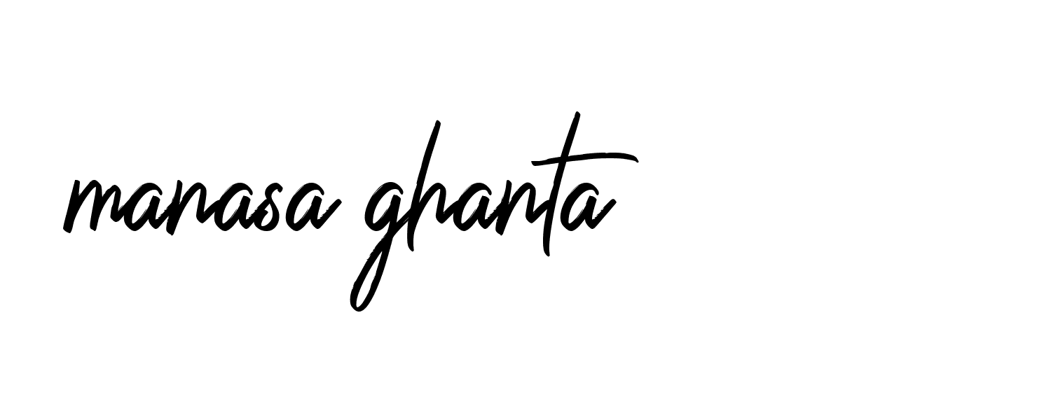 Signature of manasa-ghanta