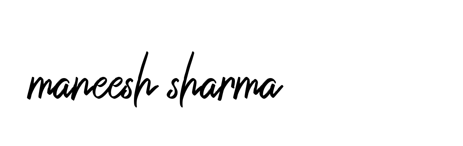 Signature of maneesh-sharma