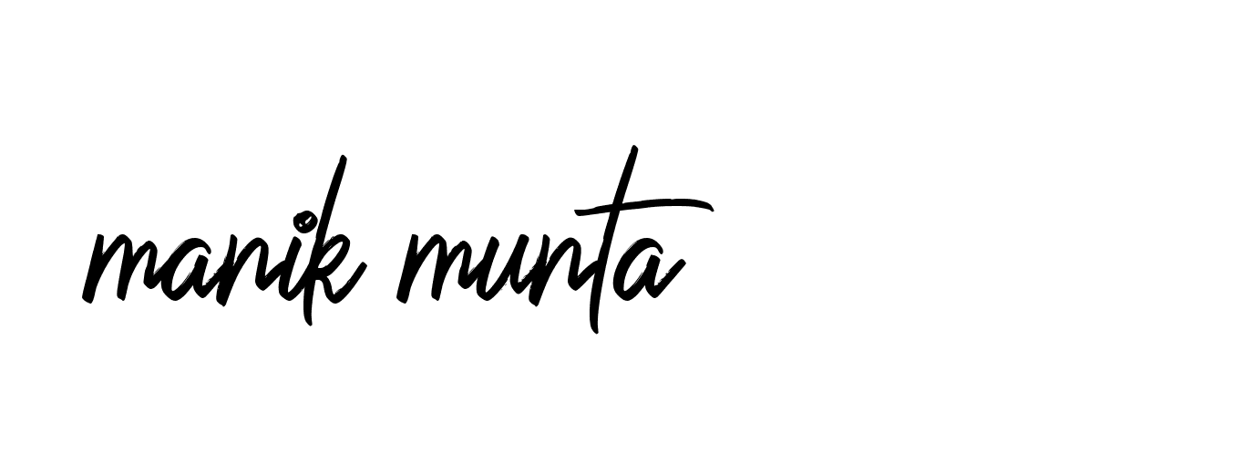 Signature of manik-munta