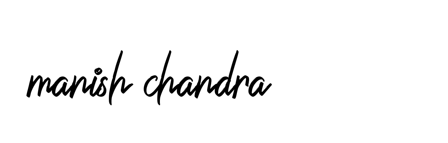 Signature of manish-chandra